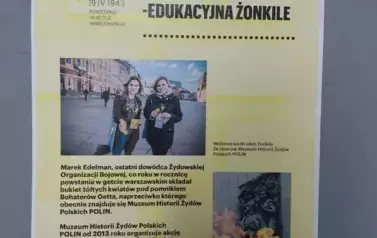 WYSTAWA DOT. ROCZNICY POWSTANIA W GETTCIE WARSZAWSKIM 3
