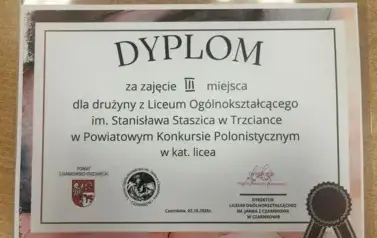 SUKCES POLONISTYCZNY NASZYCH UCZNI&Oacute;W 1