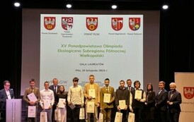 GALA LAUREAT&Oacute;W PONADPOWIATOWEJ OLIMPIADY EKOLOGICZNEJ 3