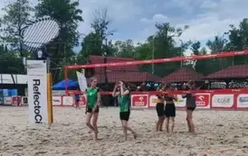 BRĄZ NA MISTRZOSTWACH WOJEW&Oacute;DZTWA W PIŁCE SIATKOWEJ PLAŻOWEJ 3