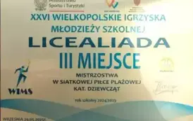 BRĄZ NA MISTRZOSTWACH WOJEW&Oacute;DZTWA W PIŁCE SIATKOWEJ PLAŻOWEJ 12