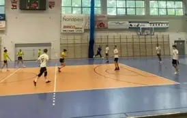 MECZ TOWARZYSKI PIŁKI RĘCZNEJ DRUŻYN Z CZŁOPY I LO TRZCIANKA 9