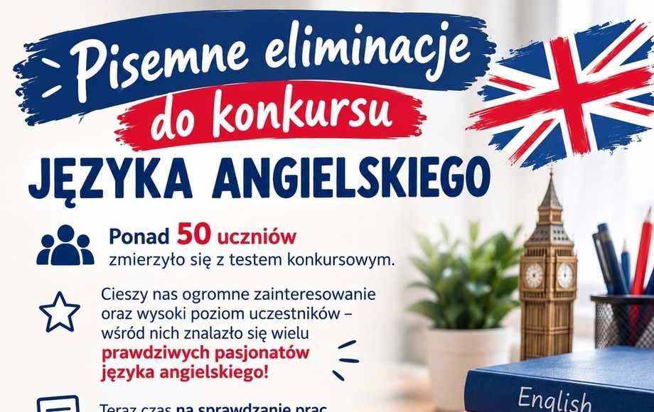 Szkolny etap konkursu języka angielskiego
